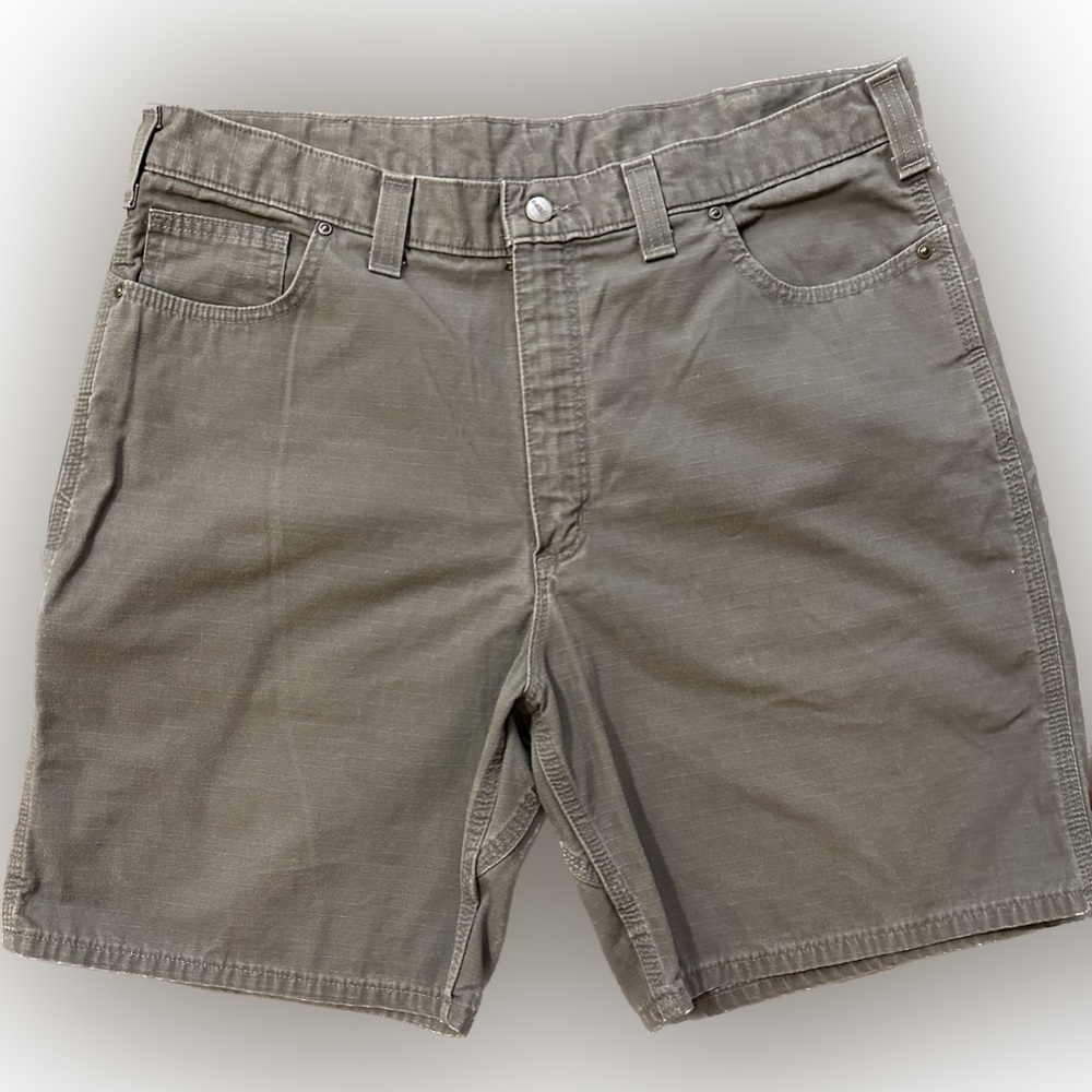 Men’s Carhartt Shorts, 100% Cotton, Original Fit, Size 38, Color Khaki